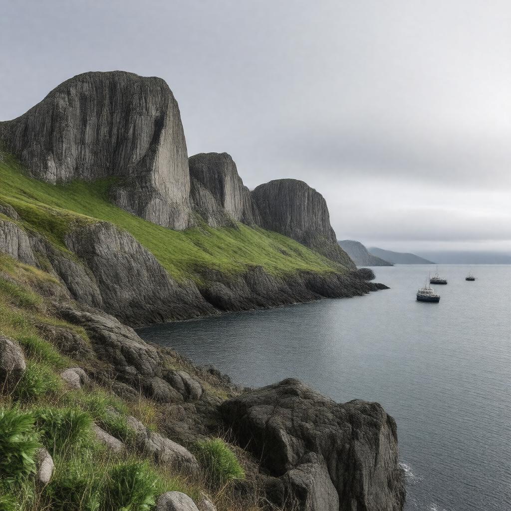 AI-created image of Besboro Island