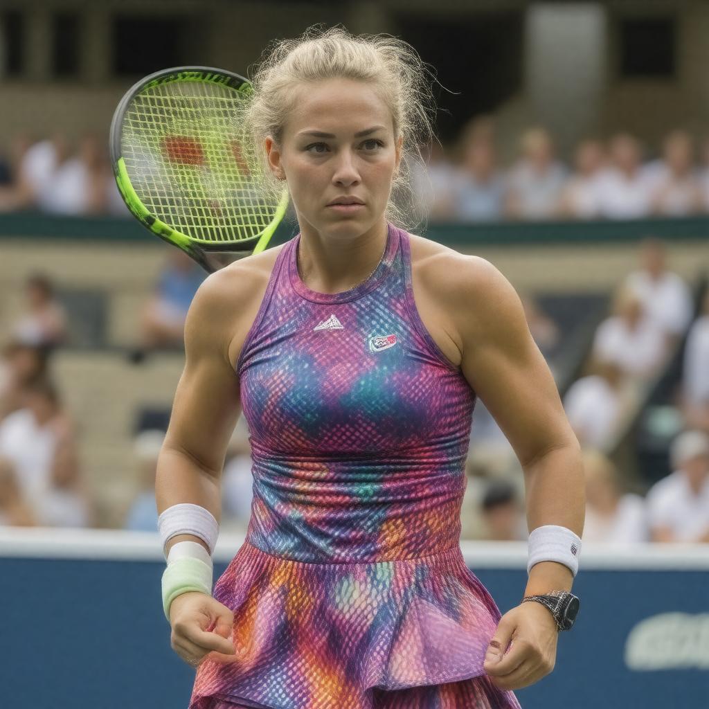 Click to view larger image AI-created image of Bethanie Mattek-Sands