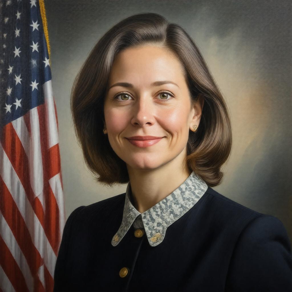 AI-created image of Bethany Hall-Long