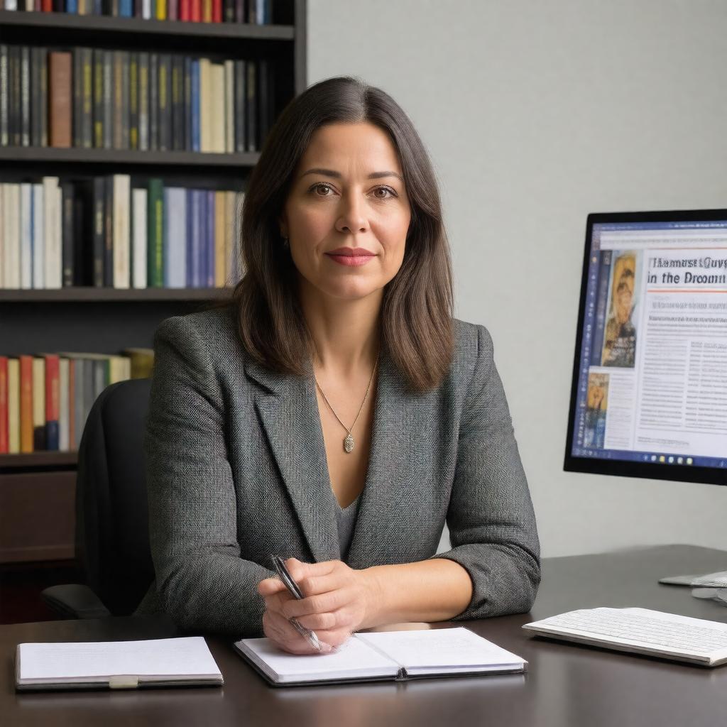 AI-created image of Bethany McLean