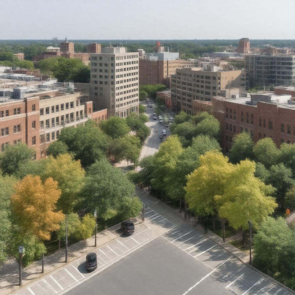 AI-created image of Bethesda, Maryland, USA