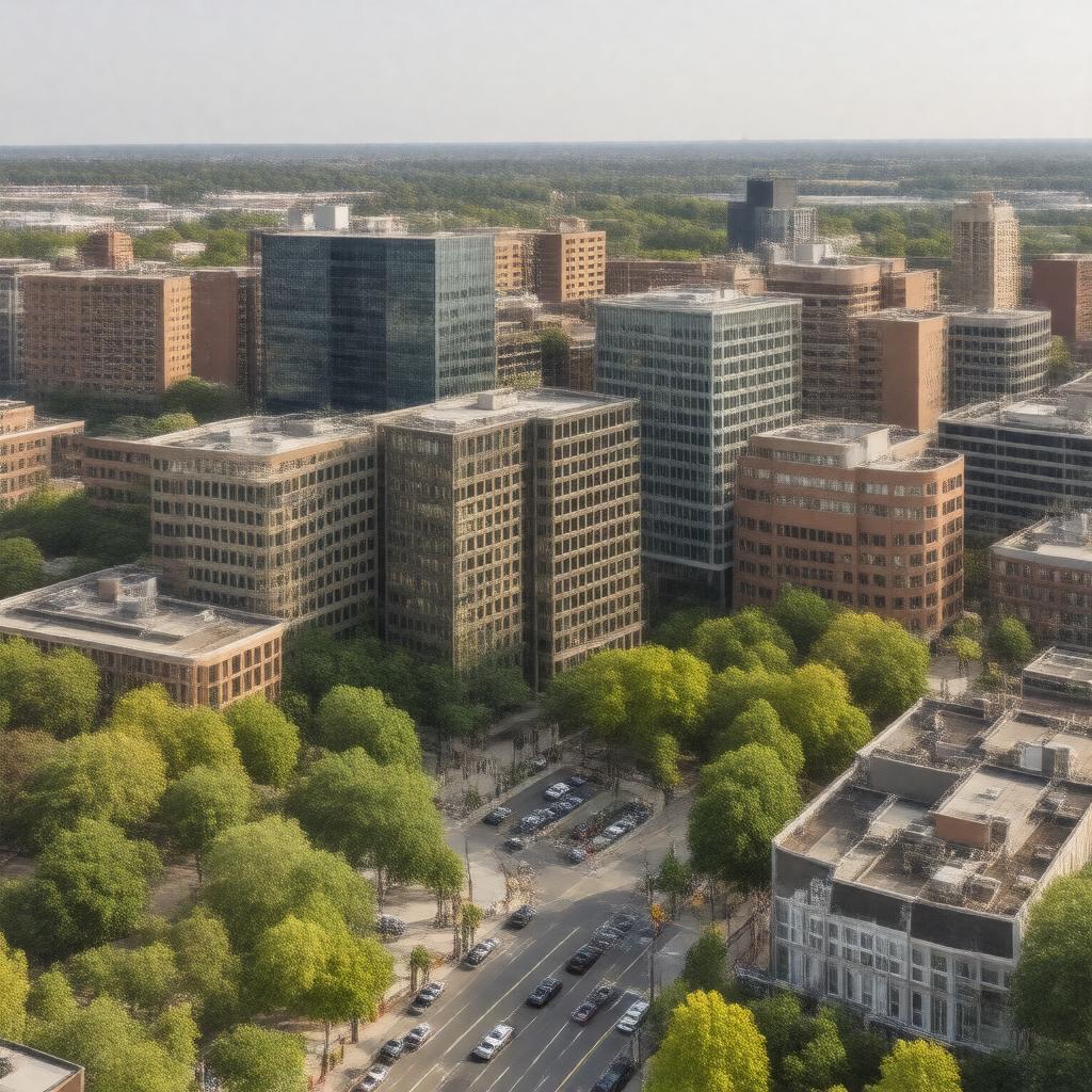 AI-created image of Bethesda, Maryland, United States
