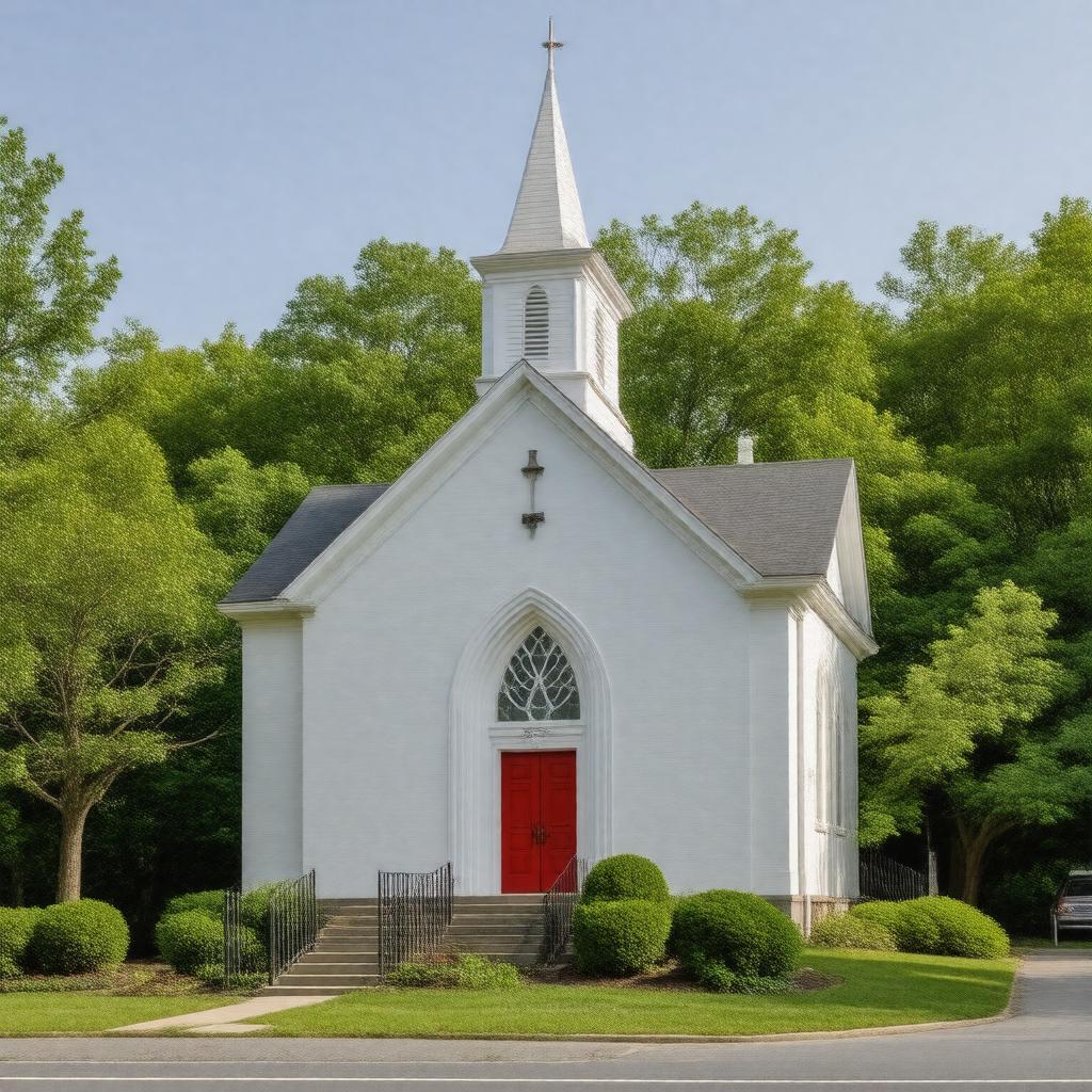 AI-created image of Bethesda Meeting House