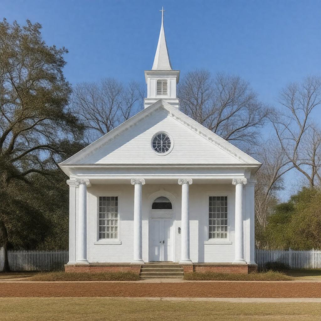 AI-created image of Bethesda Presbyterian Church
