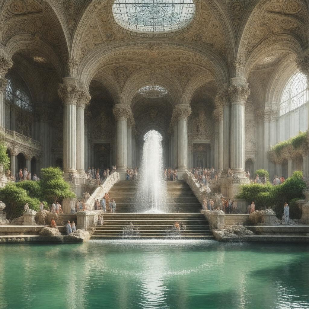 Click to view larger image AI-created image of Bethesda Terrace