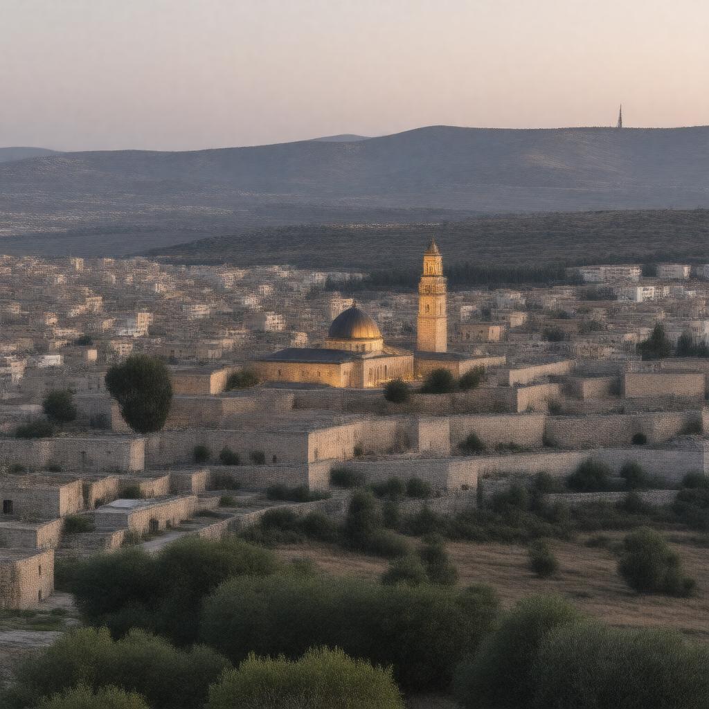 AI-created image of Bethlehem (traditionally)