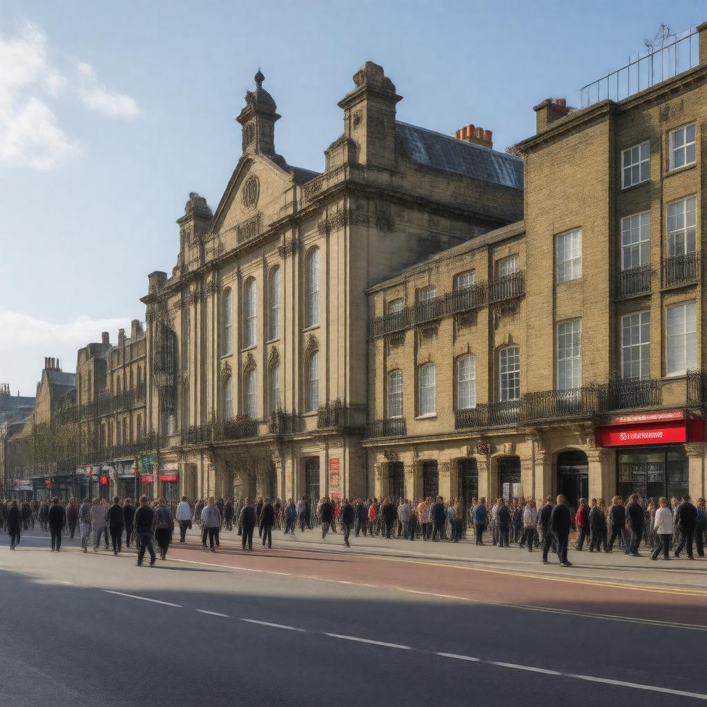 AI-created image of Bethnal Green, London, England