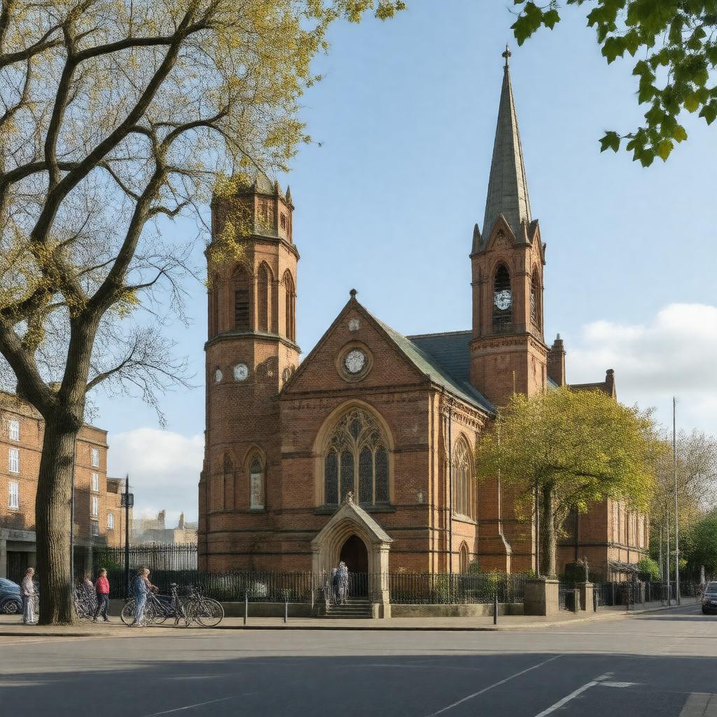 AI-created image of Bethnal Green Mission Church
