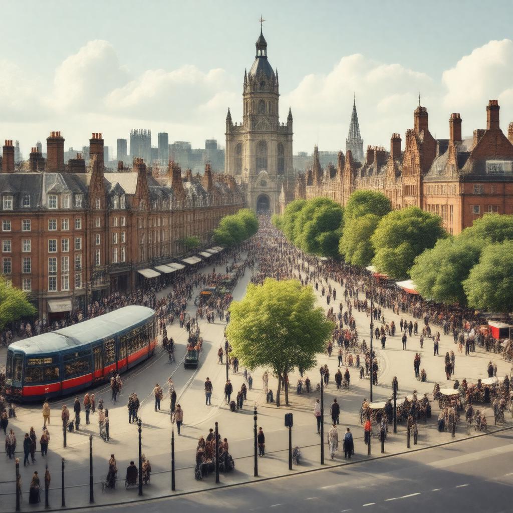 AI-created image of Bethnal Green