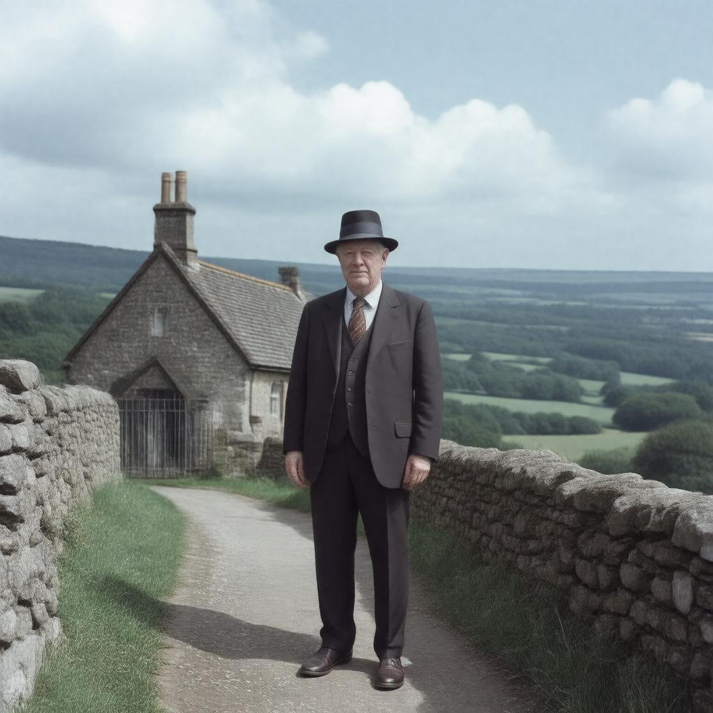 AI-created image of Betjeman's Britain (TV series)