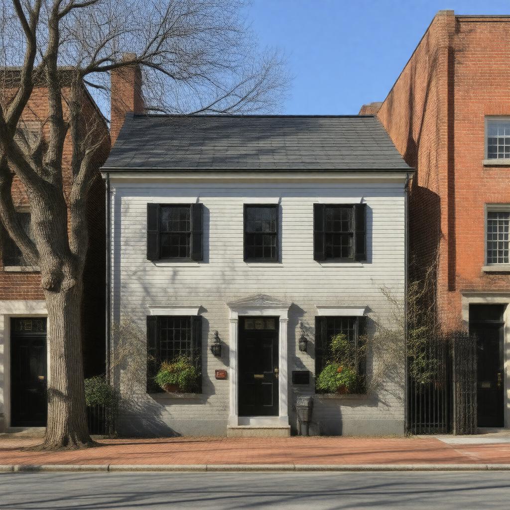 AI-created image of Betsy Ross House