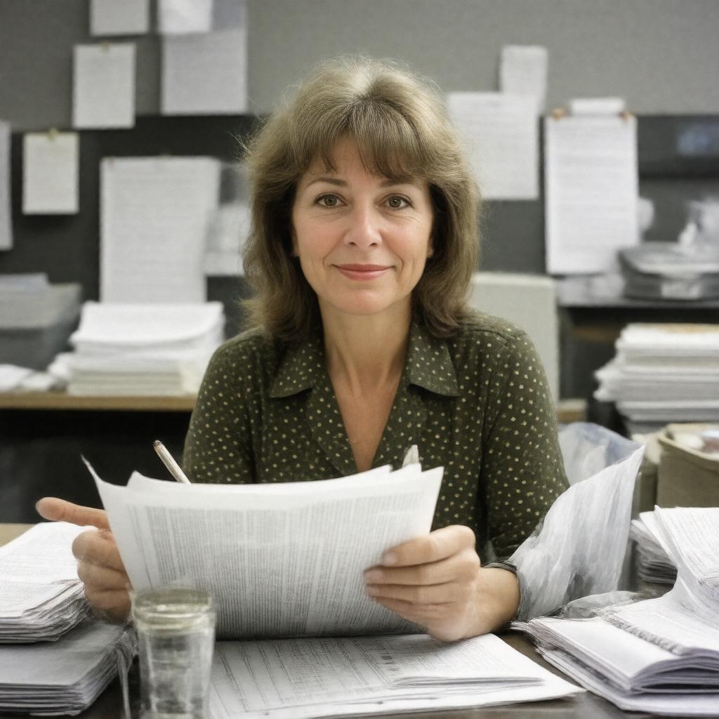 AI-created image of Betty Hallock