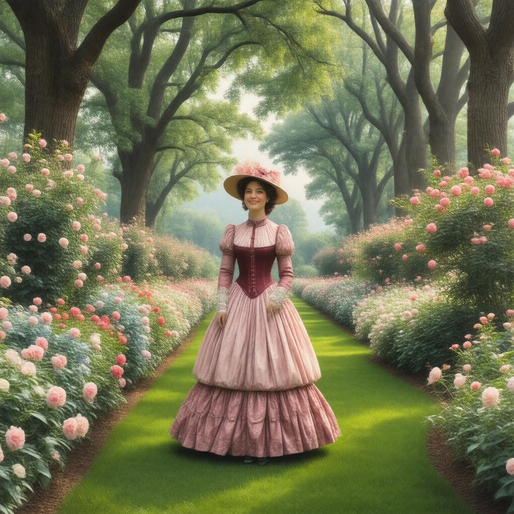 AI-created image of Betty Washington Lewis