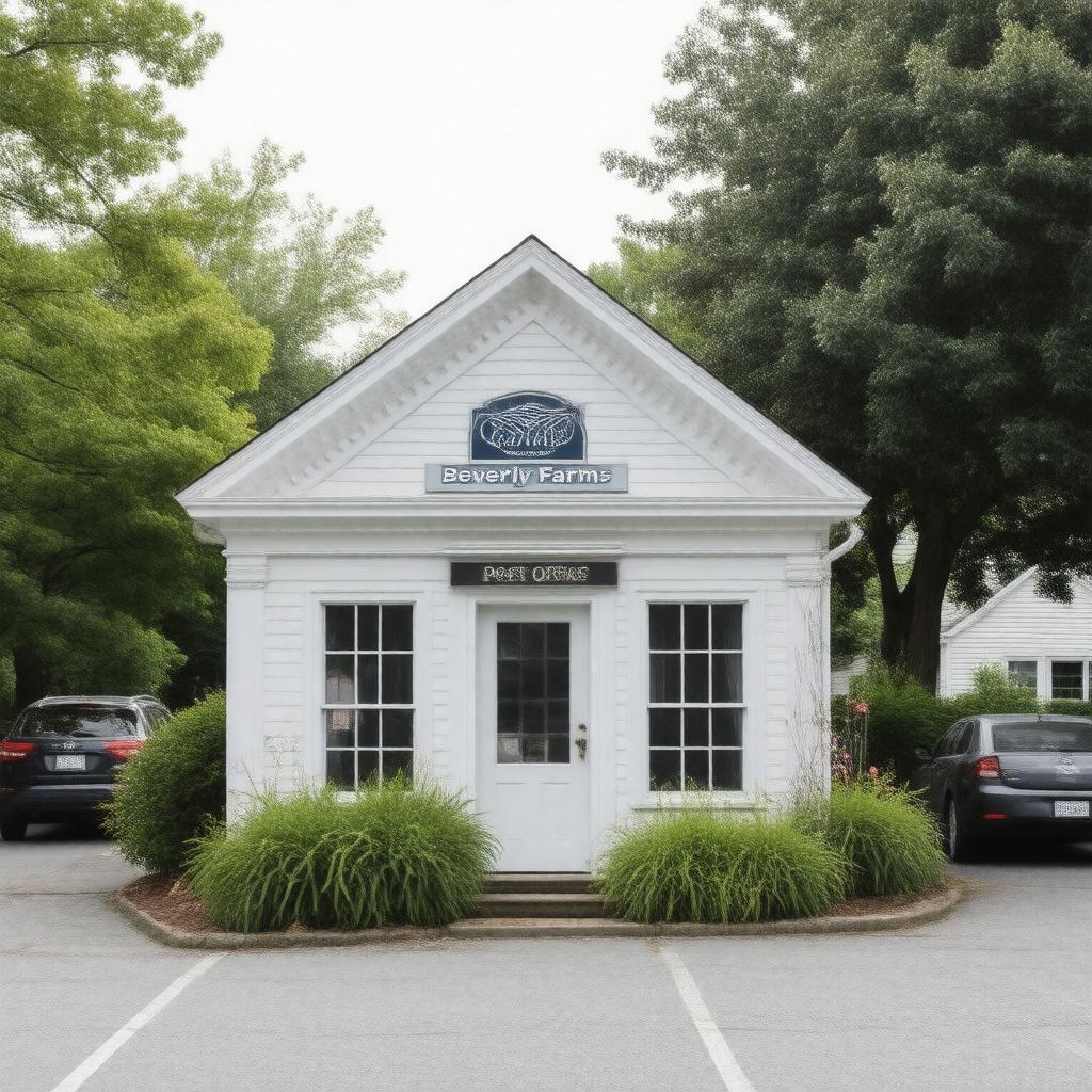 AI-created image of Beverly Farms Post Office