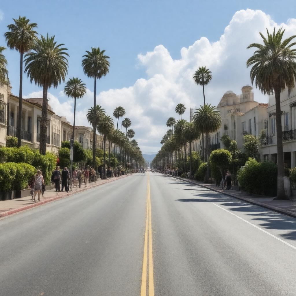 AI-created image of Beverly Hills, California