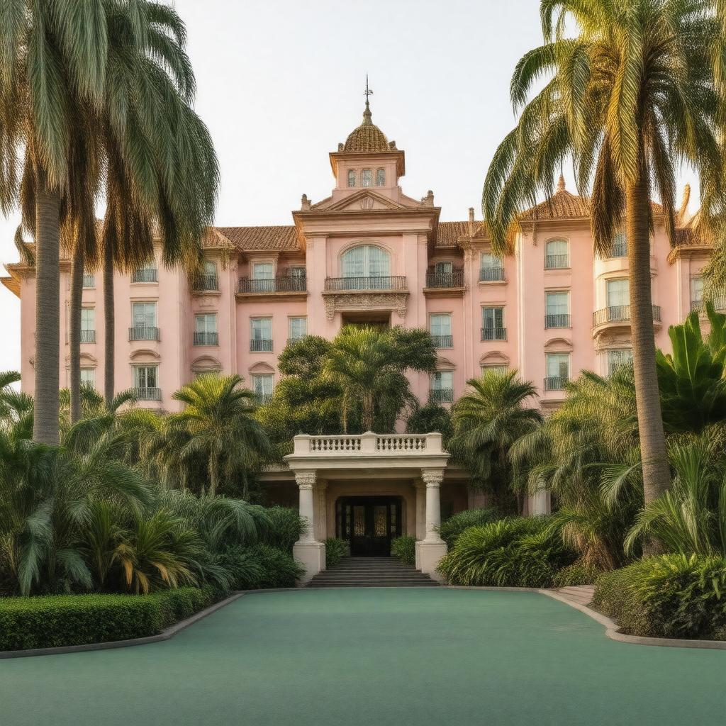 AI-created image of Beverly Hills Hotel