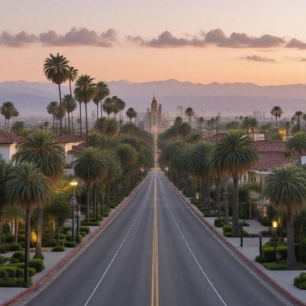 AI-created image of Beverly Hills