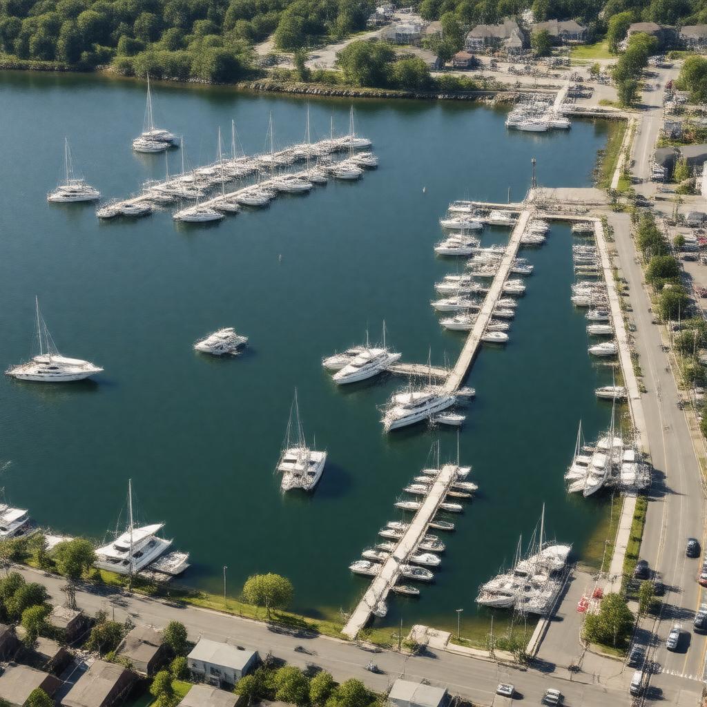 AI-created image of Beverly Port Marina