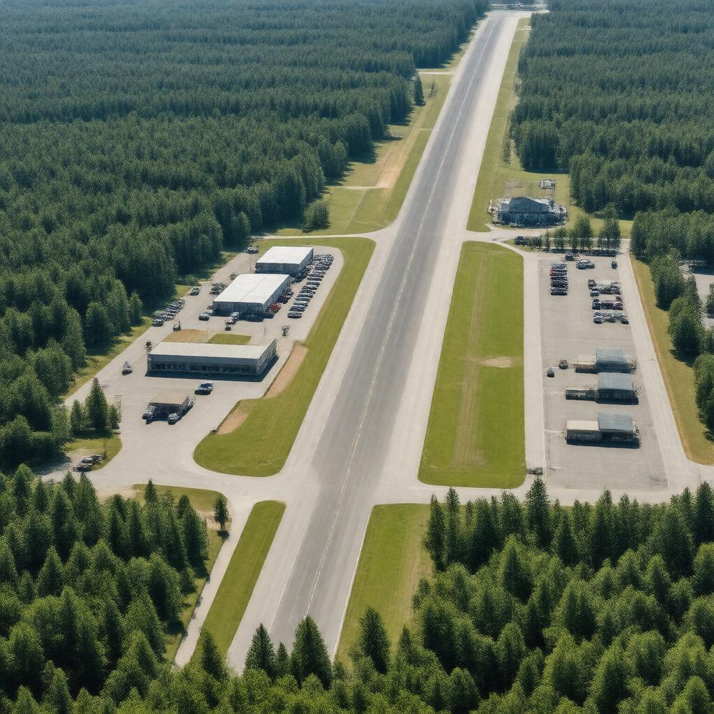 AI-created image of Beverly Regional Airport