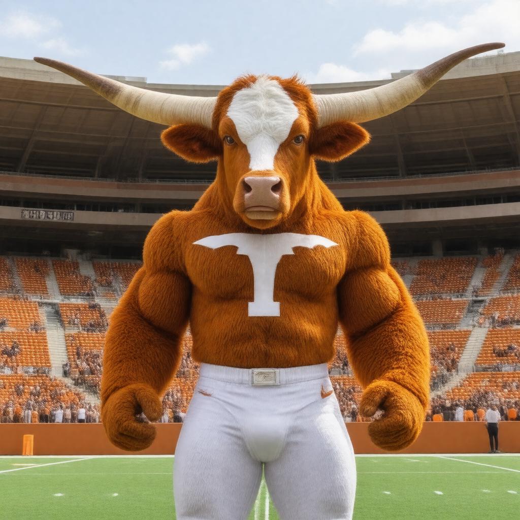 Click to view larger image AI-created image of Bevo