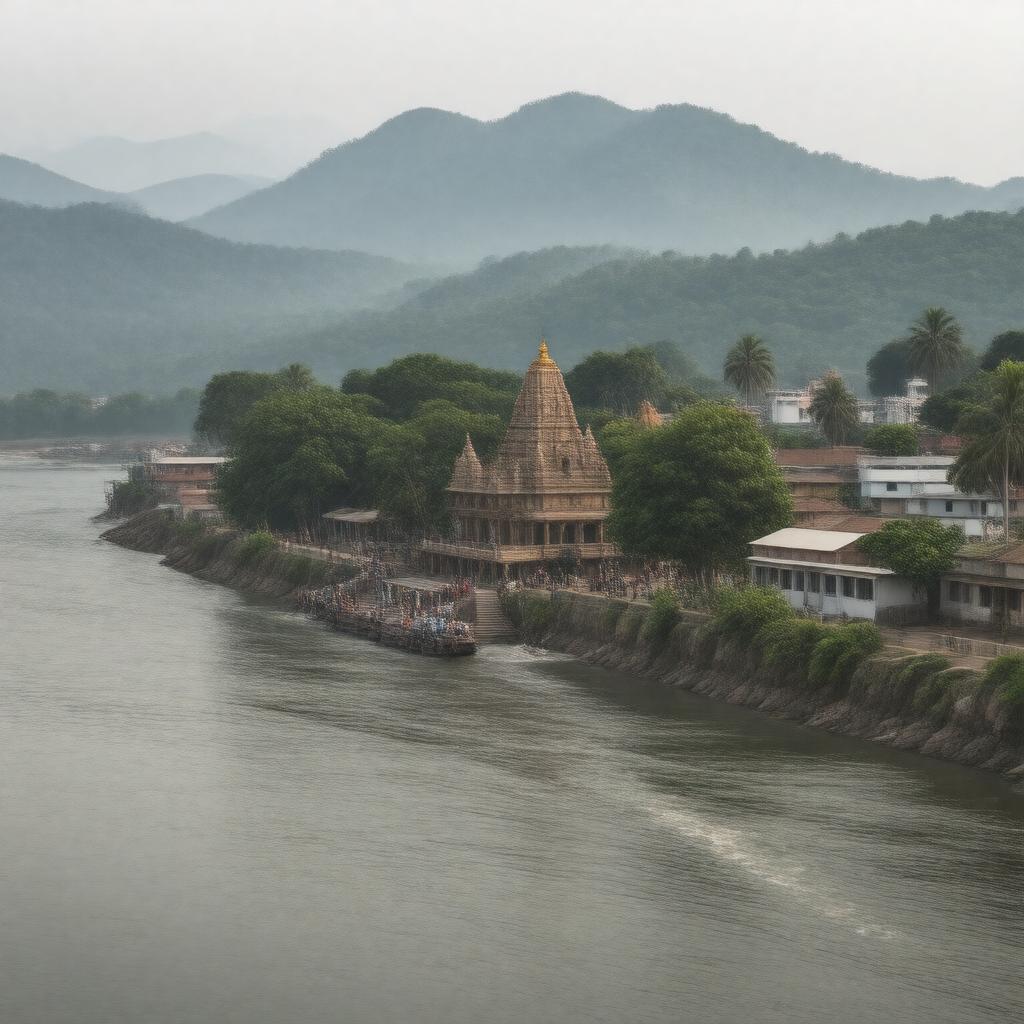 AI-created image of Bhadrachalam