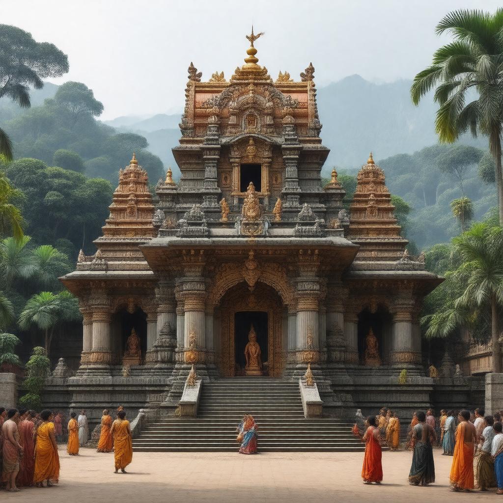 Click to view larger image AI-created image of Bhadrakali Temple