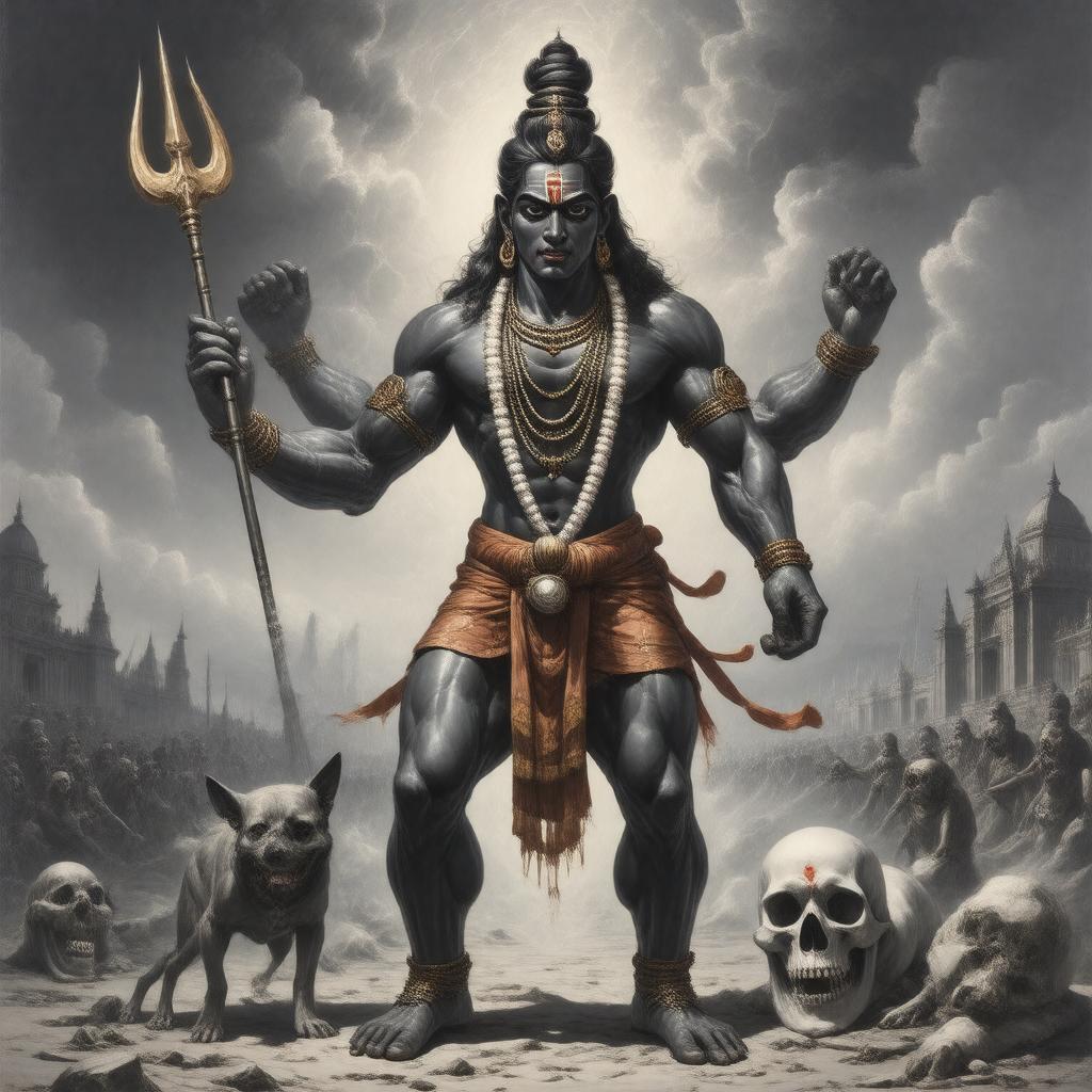 AI-created image of Bhairava