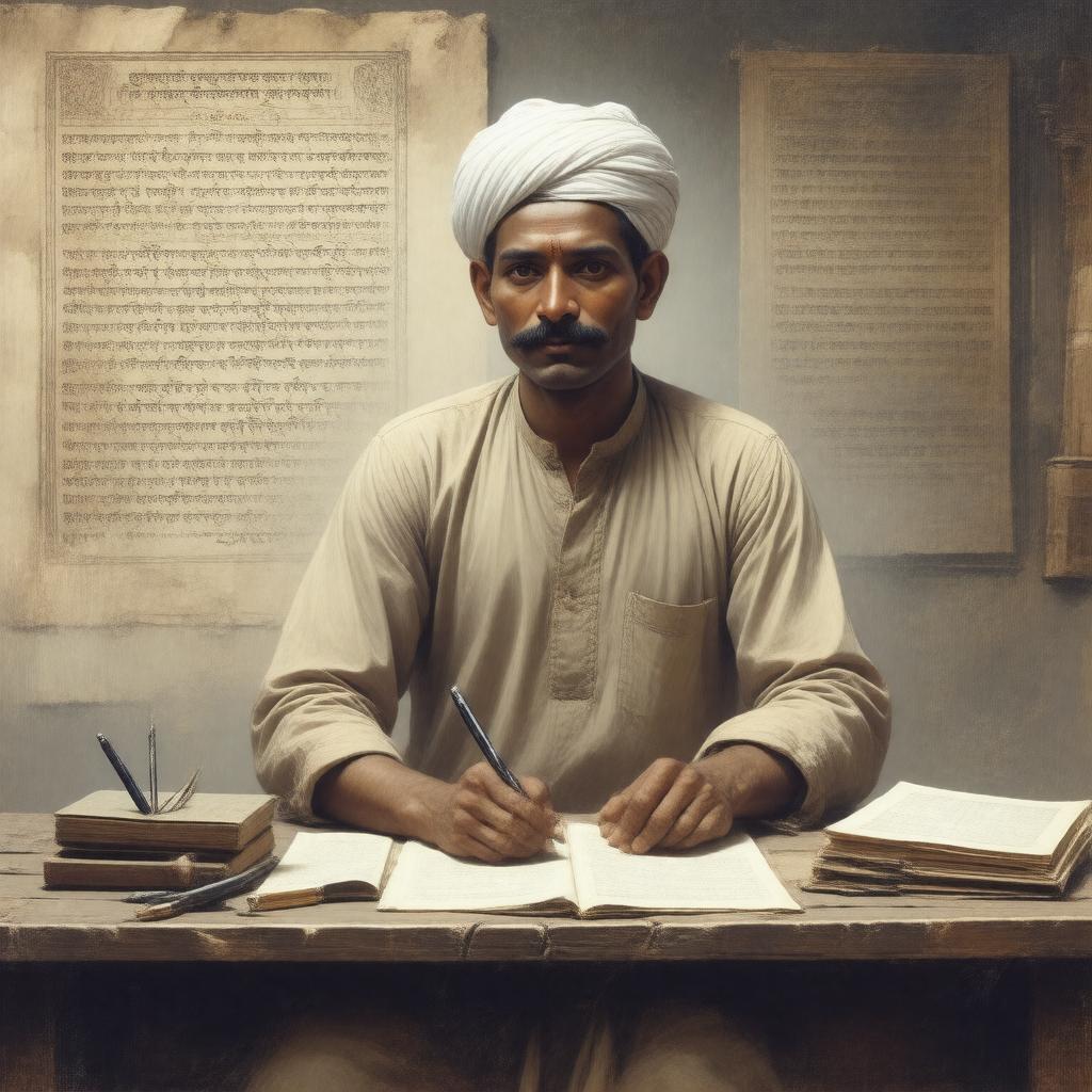 AI-created image of Bharatendu Harishchandra