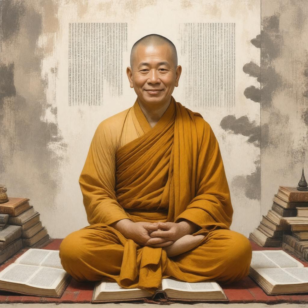AI-created image of Bhikkhu Bodhi