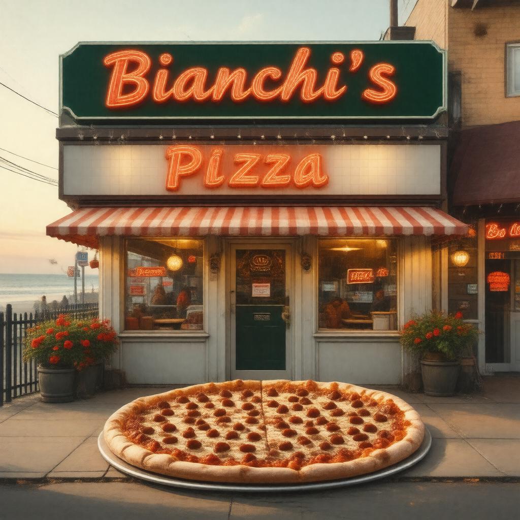 AI-created image of Bianchi's Pizza