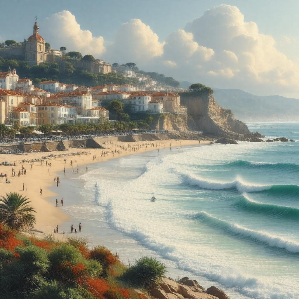 AI-created image of Biarritz