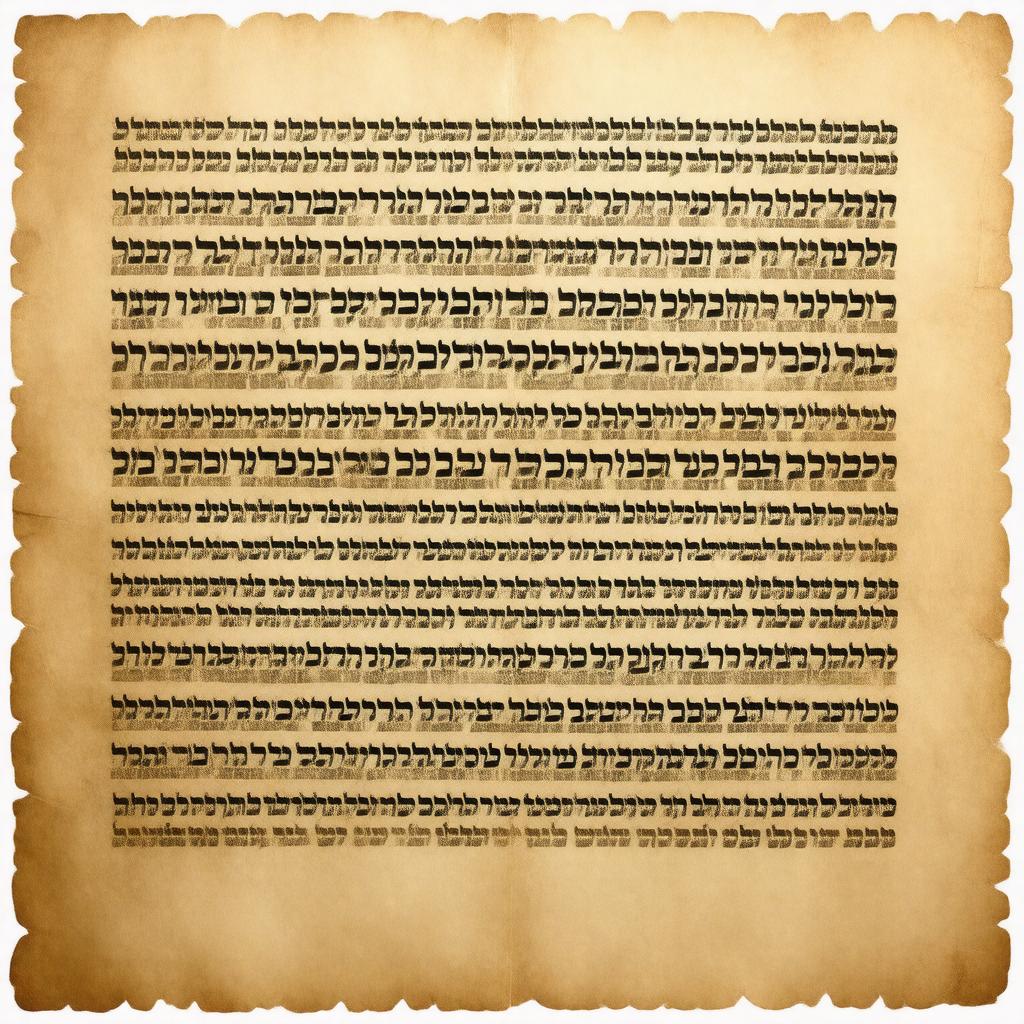 AI-created image of Biblical Hebrew