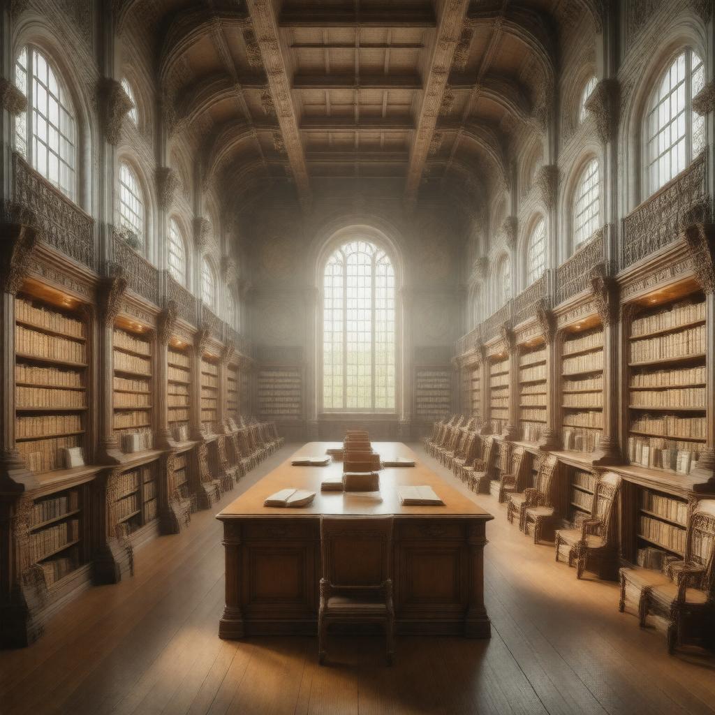 Click to view larger image AI-created image of Bibliothèque de droit