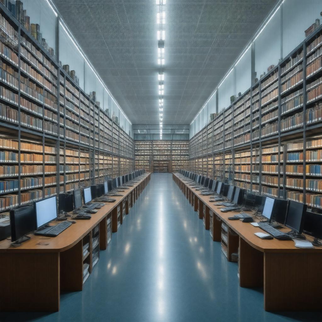 Click to view larger image AI-created image of Bibliothèque de médecine