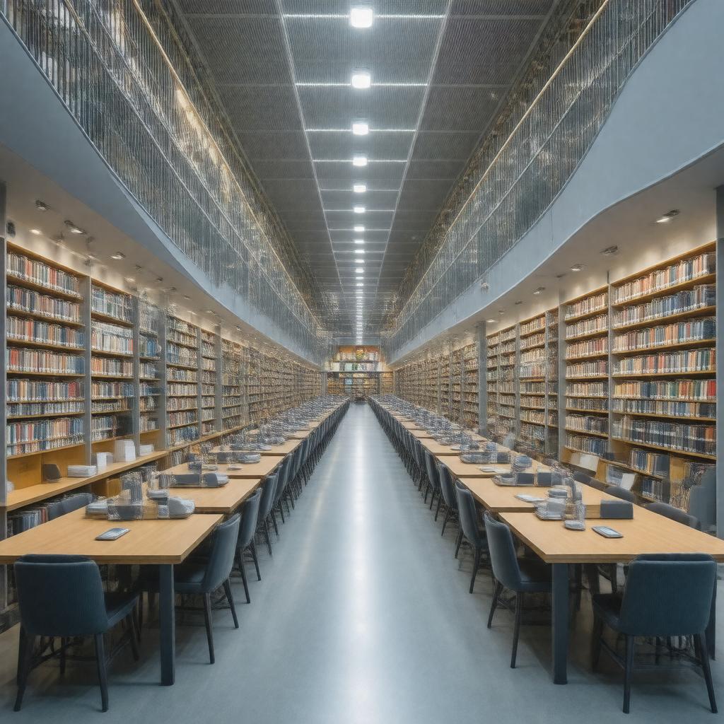 Click to view larger image AI-created image of Bibliothèque de sciences infirmières