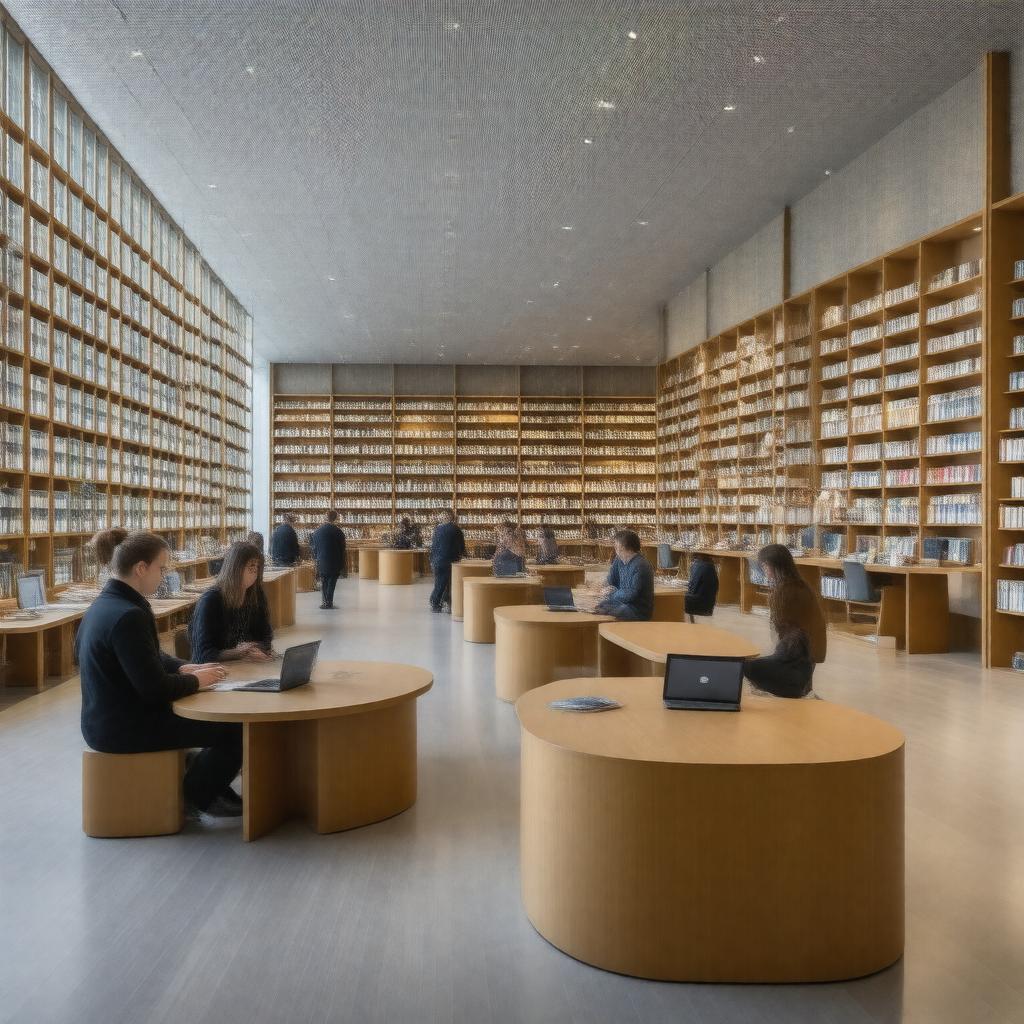 Click to view larger image AI-created image of Bibliothèque des sciences