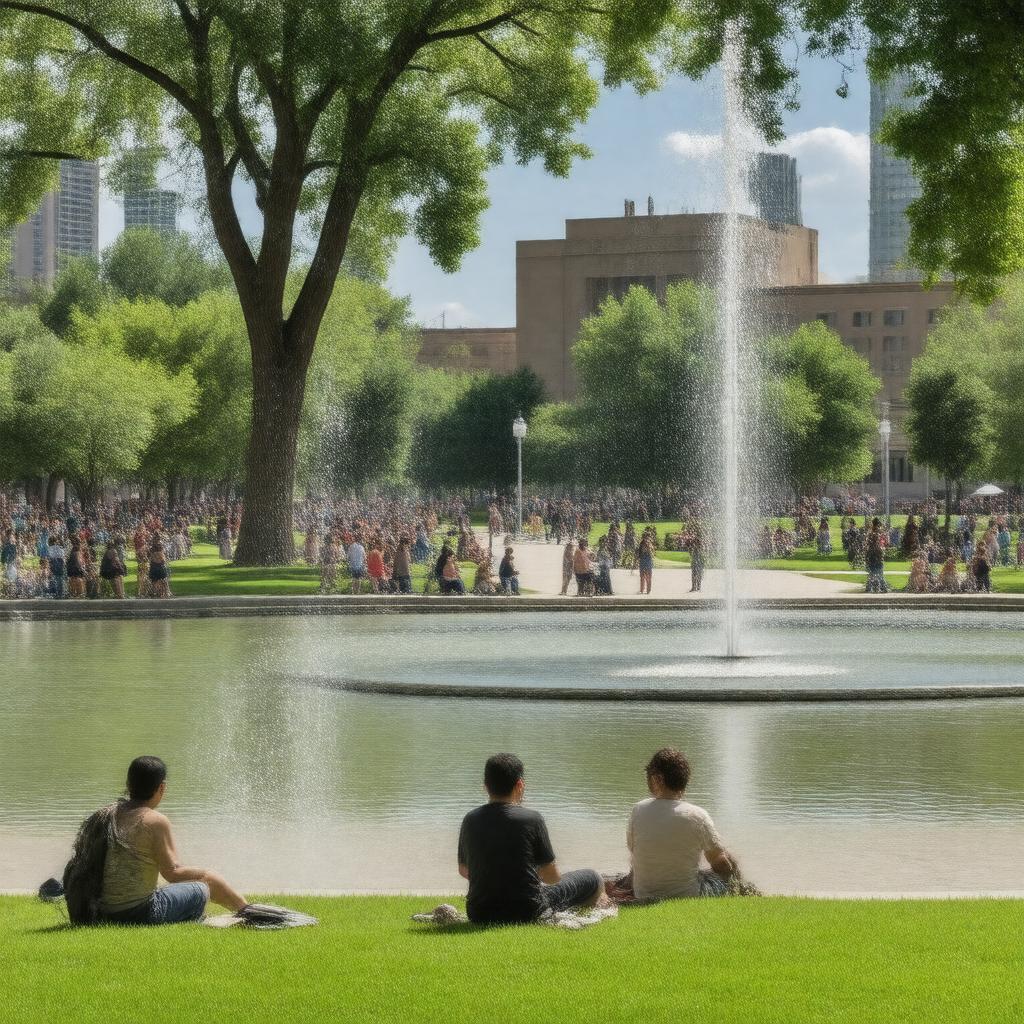 AI-created image of Bicentennial Park