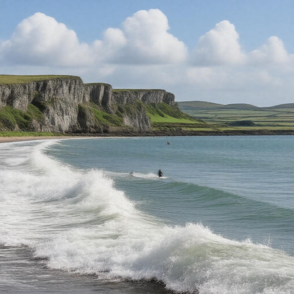 AI-created image of Bideford Bay