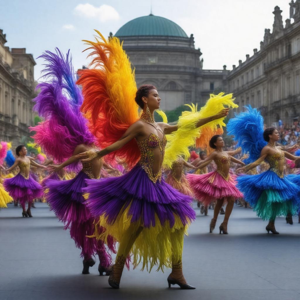 AI-created image of Biennale de la Danse