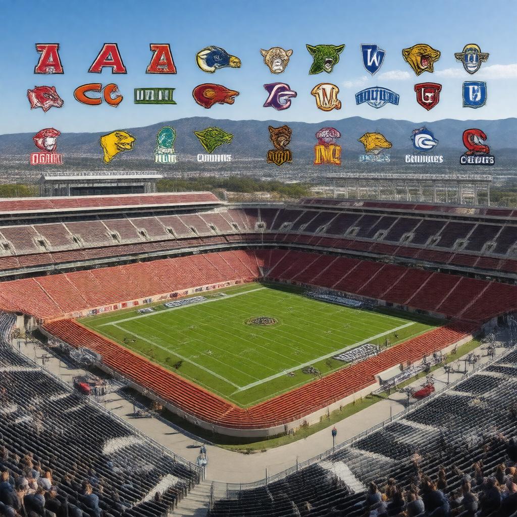 AI-created image of Big 12 Conference (from 2024)