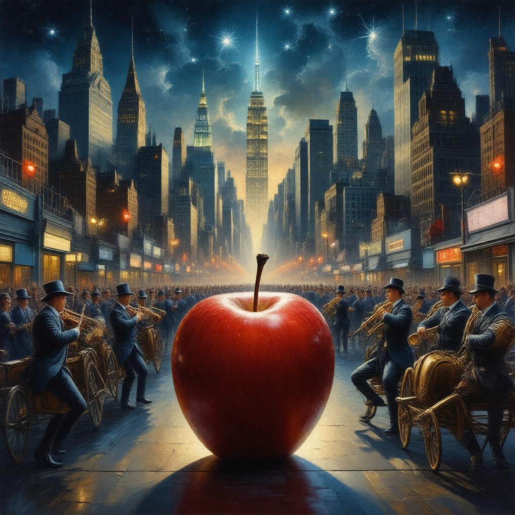 AI-created image of Big Apple