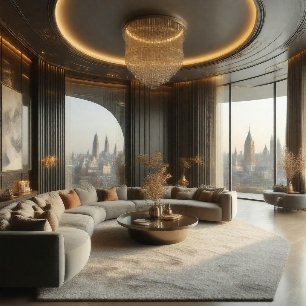 AI-created image of Big Ben (interior design)