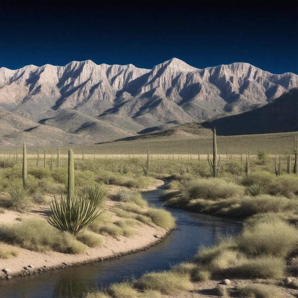AI-created image of Big Bend National Park