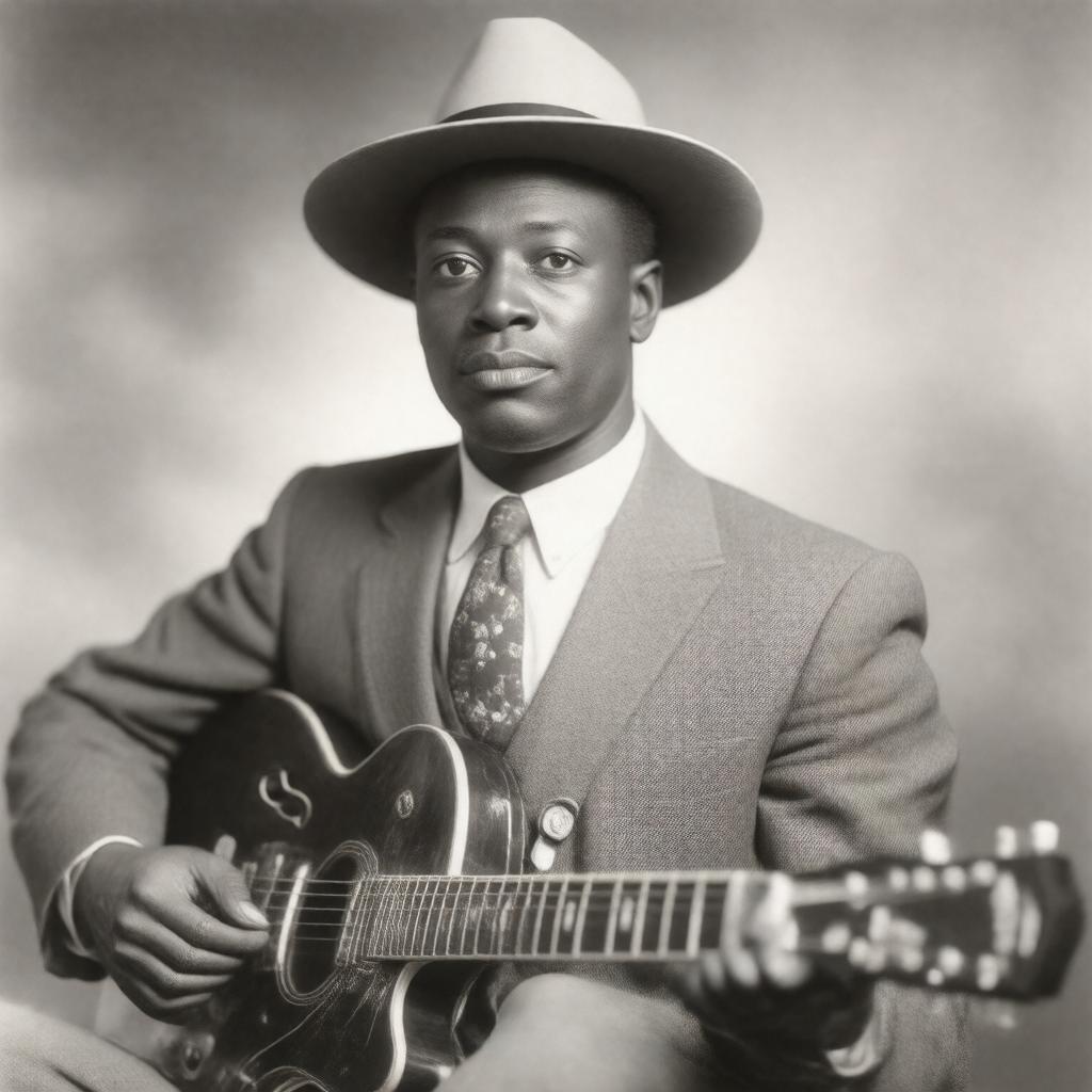 AI-created image of Big Bill Broonzy