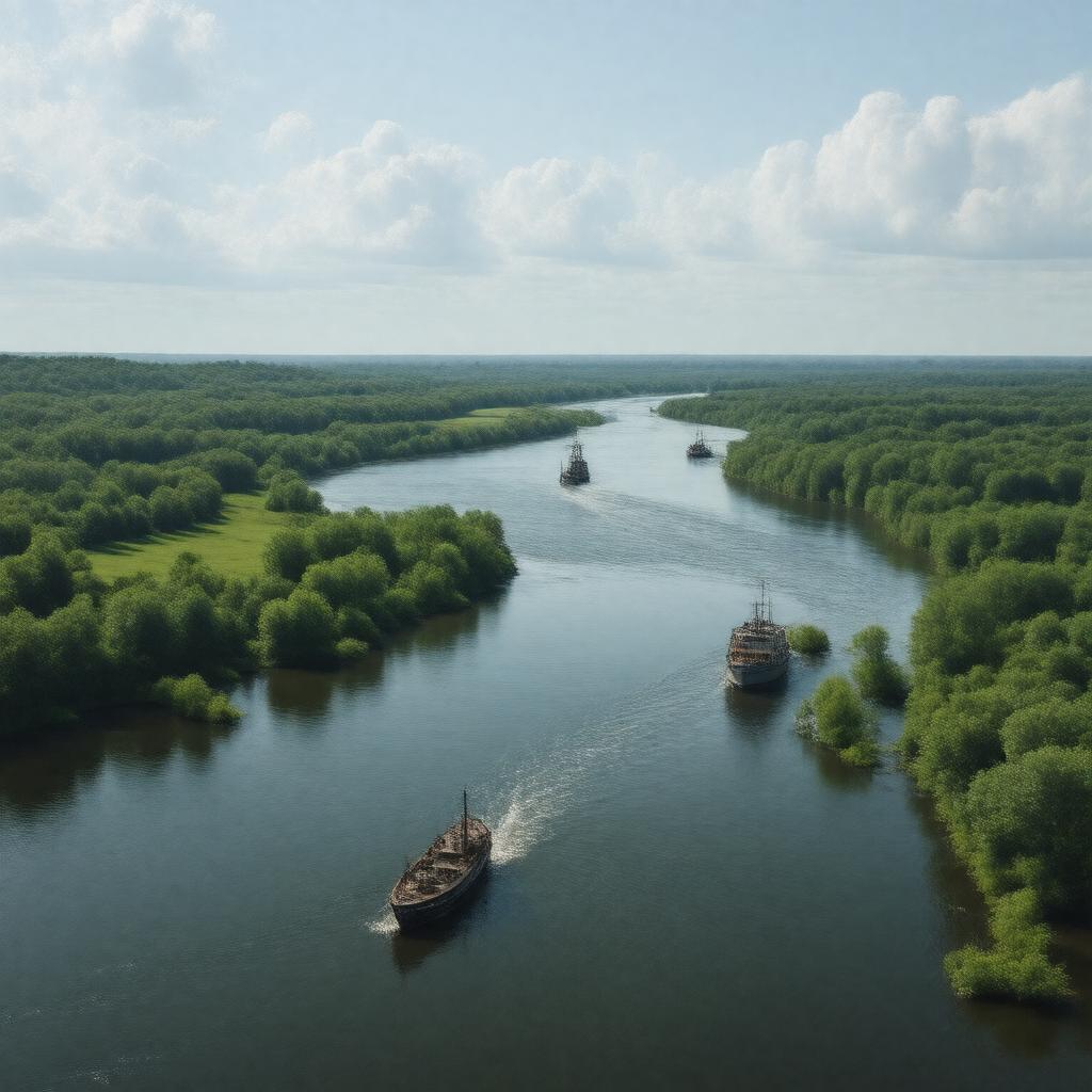 AI-created image of Big Black River