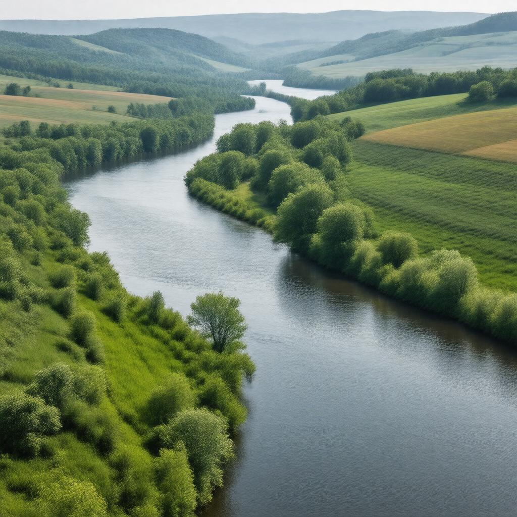 AI-created image of Big Blue River