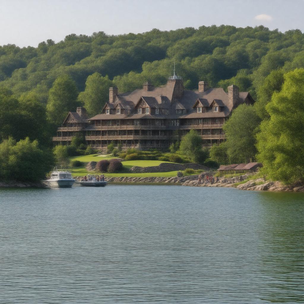 AI-created image of Big Cedar Lodge