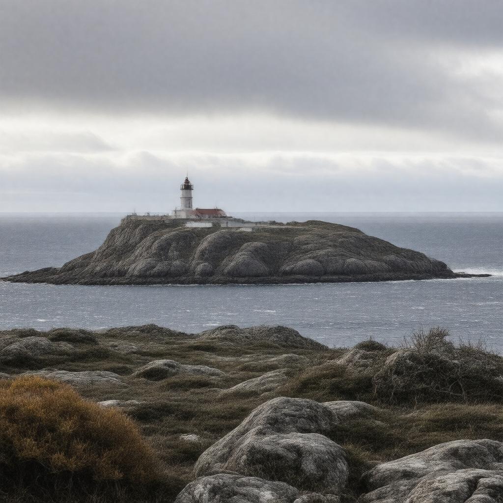 AI-created image of Big Diomede Island