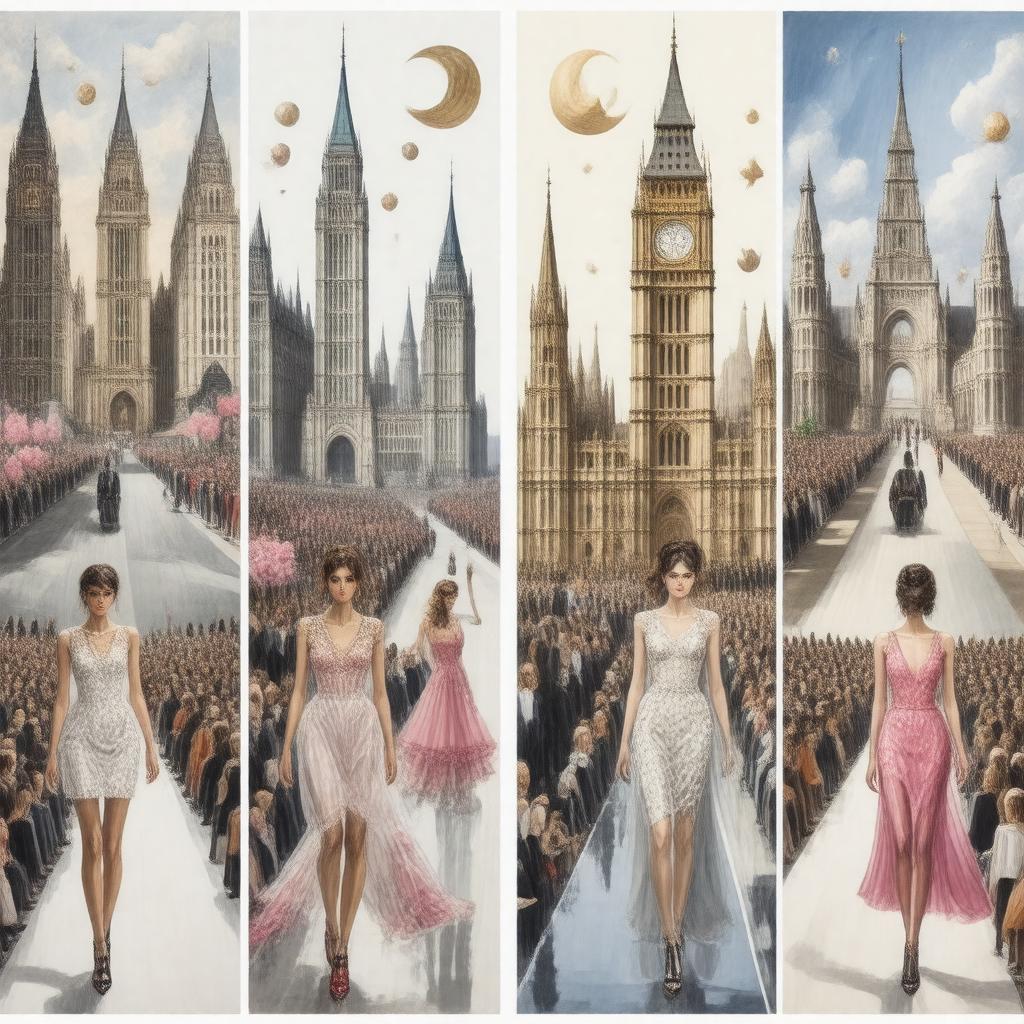 AI-created image of Big Four fashion weeks