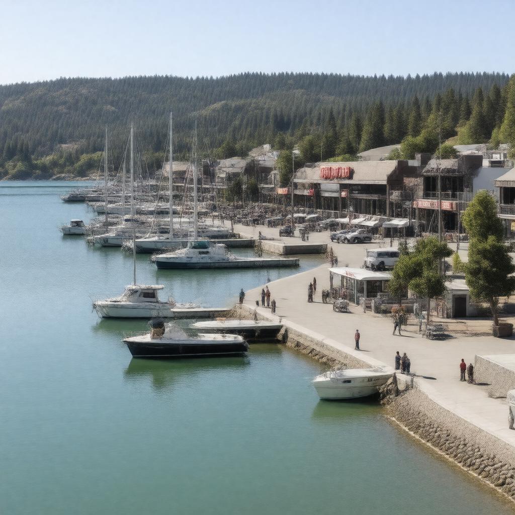 AI-created image of Big M Marina